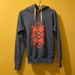 Cotton On Blue and Pink Hoodie